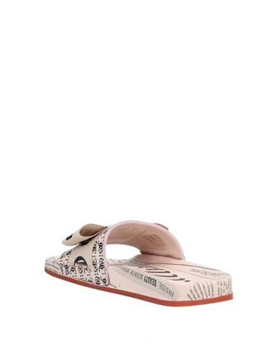 Shop John Galliano Sandals In Light Pink