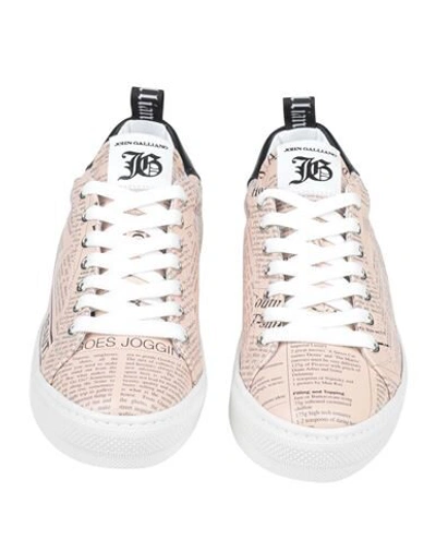 Shop John Galliano Sneakers In Light Pink