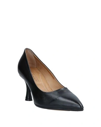Shop Pomme D'or Woman Pumps Black Size 6.5 Soft Leather