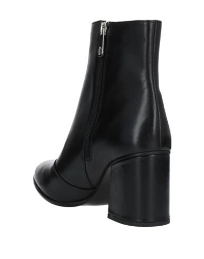 Shop Armani Exchange Ankle Boots In Black