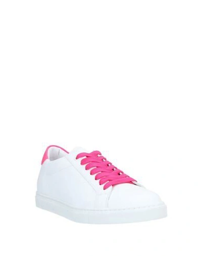 Shop Emporio Armani Woman Sneakers White Size 6.5 Soft Leather