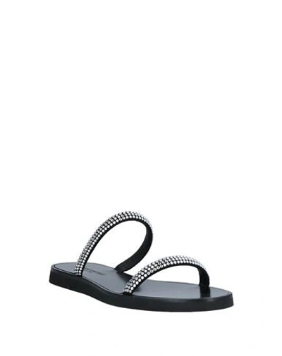 Emporio Armani Sandals In Black
