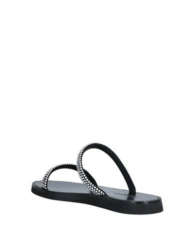 Emporio Armani Sandals In Black