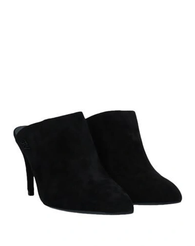 Shop Roger Vivier Woman Mules & Clogs Black Size 7.5 Soft Leather