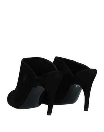 Shop Roger Vivier Woman Mules & Clogs Black Size 7.5 Soft Leather