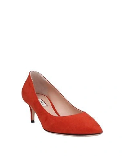 Bally Pumps In Red