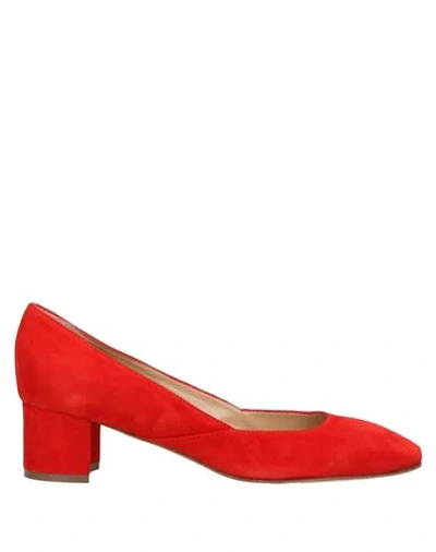 Shop Alberto Zago Pumps In Red