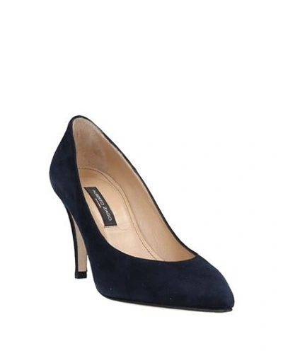 Shop Alberto Zago Pumps In Dark Blue