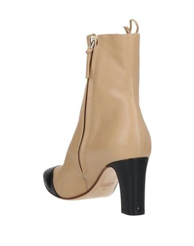 Shop Francesco Russo Ankle Boots In Beige