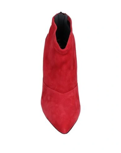 Roger Vivier Ankle Boots In Red