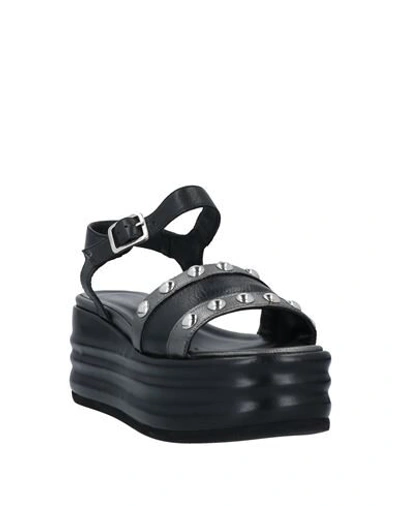 Fabbrica Dei Colli Sandals In Black | ModeSens