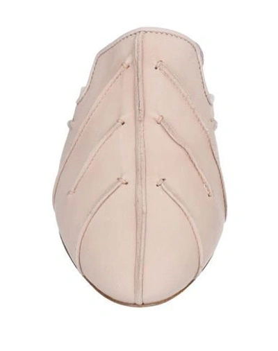 Shop Anna Baiguera Woman Mules & Clogs Light Pink Size 5 Soft Leather