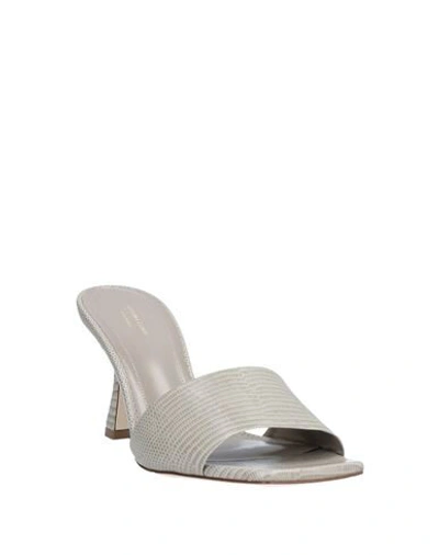 Shop Liviana Conti Sandals In Light Grey
