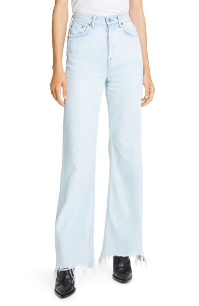 Shop Grlfrnd Carla High Waist Wide Leg Jeans In Countdown