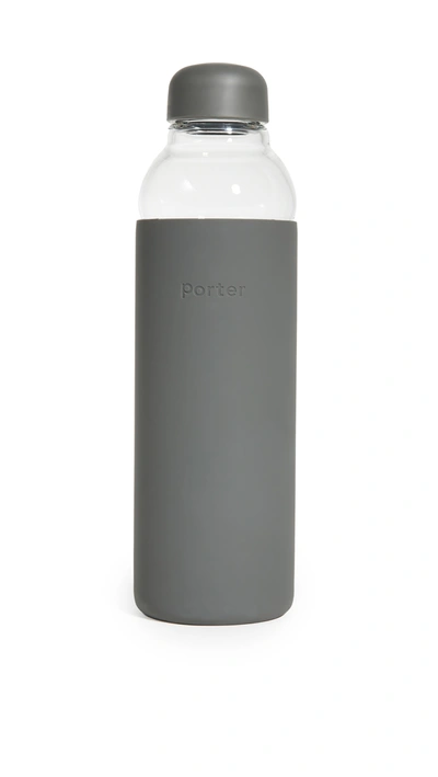 Shop W & P Porter Water Bottle In Charcoal