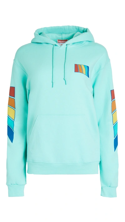 Shop Free And Easy Natural Rainbows Og Hoodie In Mint