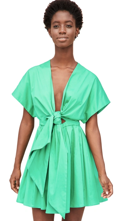 Shop Aliétte Diana Dress In Green