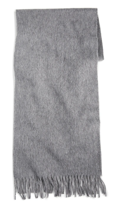 Shop Begg & Co Jura Scarf In Derby Grey