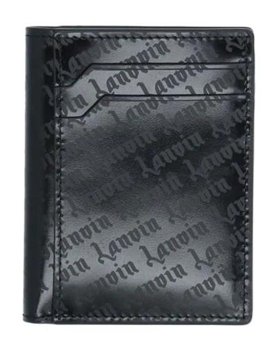 Shop Lanvin Document Holders In Black