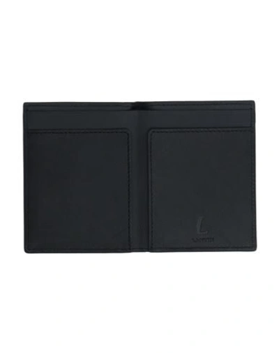 Shop Lanvin Man Document Holder Black Size - Calfskin