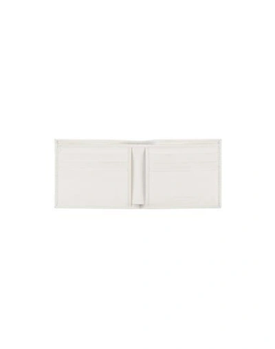 Shop Giorgio Armani Wallets In Ivory