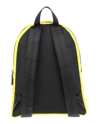 Shop Emporio Armani Backpacks In Yellow