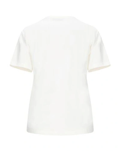 Shop Jw Anderson T-shirts In Ivory
