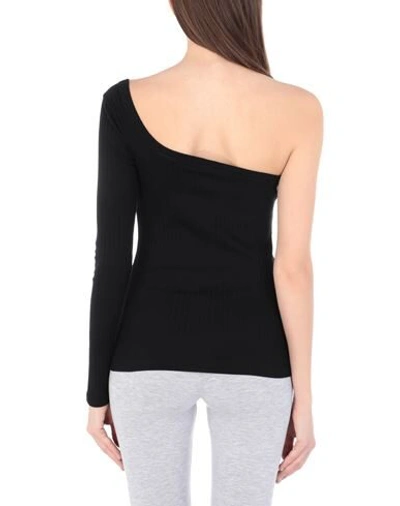 Shop Ninety Percent Org Ctn Rib One Sleeve Top Woman Top Black Size L Organic Cotton, Elastane