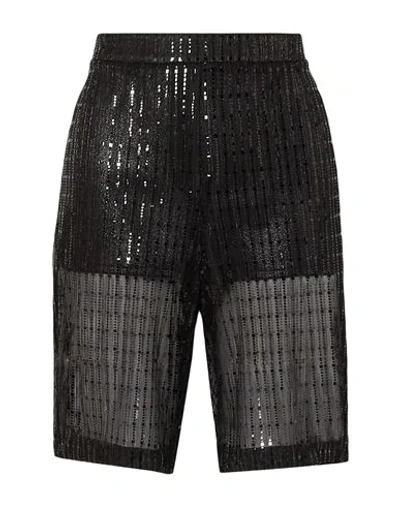 Shop We11 Done Woman Shorts & Bermuda Shorts Black Size M Polyester