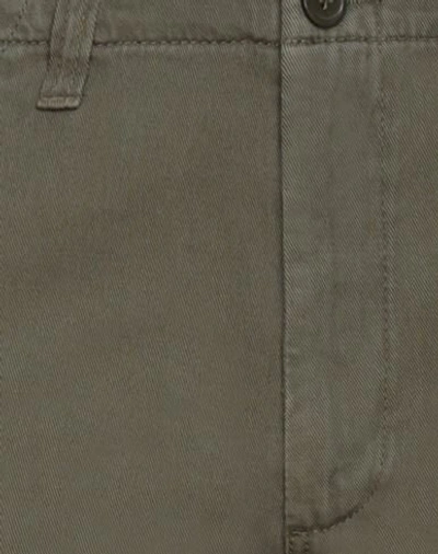 Shop Maje Woman Pants Military Green Size 4 Cotton