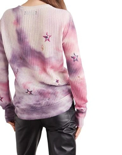 Amiri Sweaters In Purple