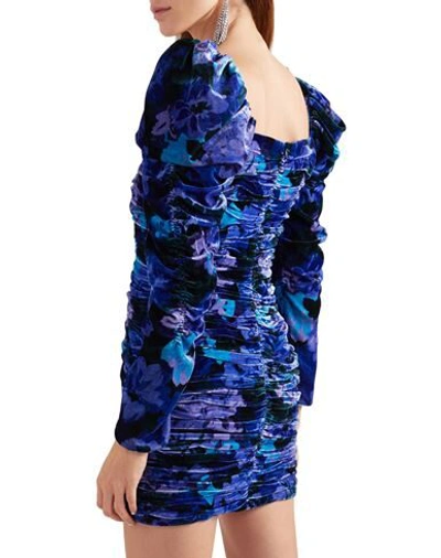 Shop Magda Butrym Woman Mini Dress Bright Blue Size 8 Viscose, Silk