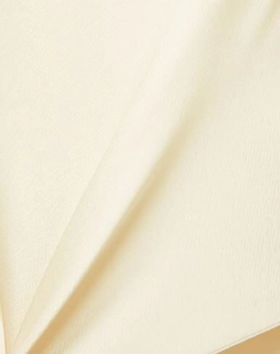 Shop Deveaux Woman Midi Dress Ivory Size 12 Triacetate In White