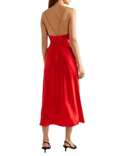 Shop Materiel Matériel Woman Midi Dress Red Size 8 Silk