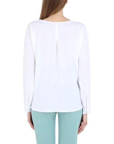 Shop Aday Solid Color Shirts & Blouses In White