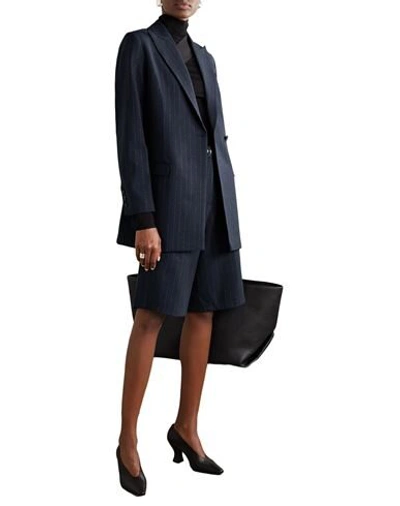 Shop Anna Quan Woman Suit Jacket Midnight Blue Size 10 Polyester, Wool, Elastic Fibres, Viscose