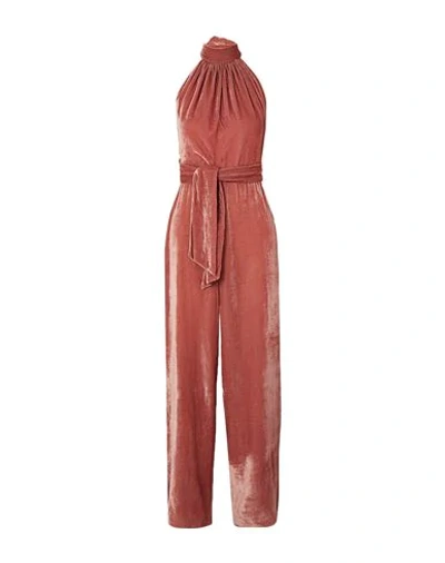 Shop Harmur Woman Jumpsuit Pastel Pink Size S Viscose, Silk
