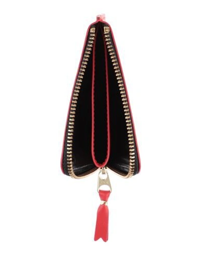 Comme Des Garçons Coin Purses In Red