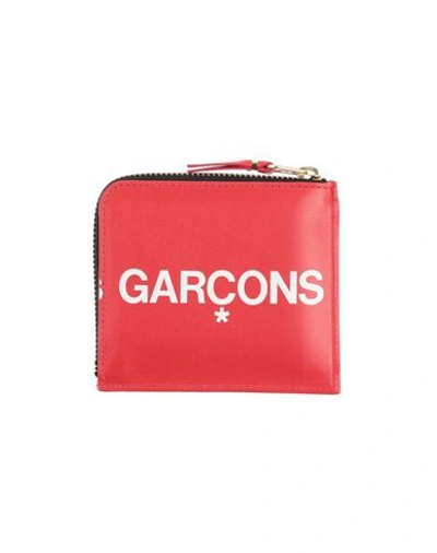 Comme Des Garçons Coin Purses In Red