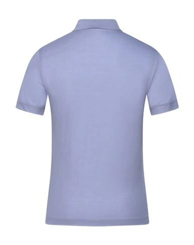 Shop Giorgio Armani Polo Shirt In Slate Blue