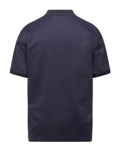 Shop Giorgio Armani Polo Shirts In Dark Purple