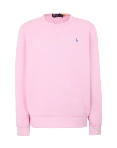 Shop Polo Ralph Lauren Sweatshirts In Pink