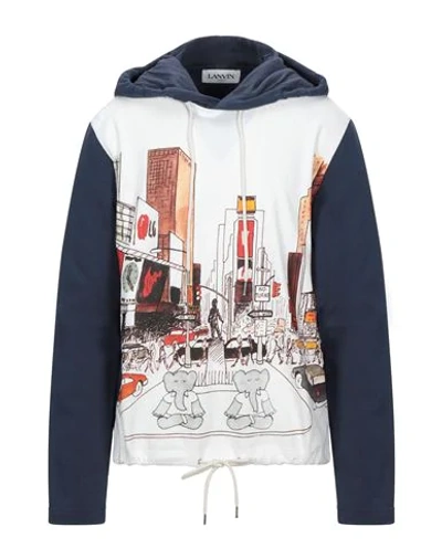 Shop Lanvin Sweatshirts In White