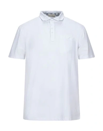 Shop Cashmere Company Polo Shirts In White