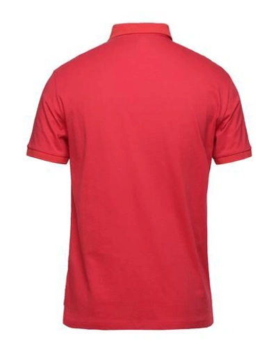 Armani Exchange Polo Shirts In Red
