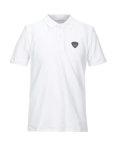 Shop Marciano Polo Shirts In White