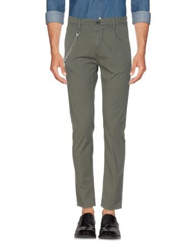 Shop Antony Morato Casual Pants In Military Green