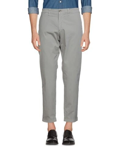 Shop Jeckerson Man Pants Grey Size 29 Cotton, Elastane