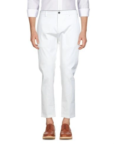 Shop Department 5 Man Pants White Size 36 Cotton, Elastane