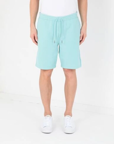 Shop Polo Ralph Lauren Man Shorts & Bermuda Shorts Light Green Size M Cotton, Polyester
